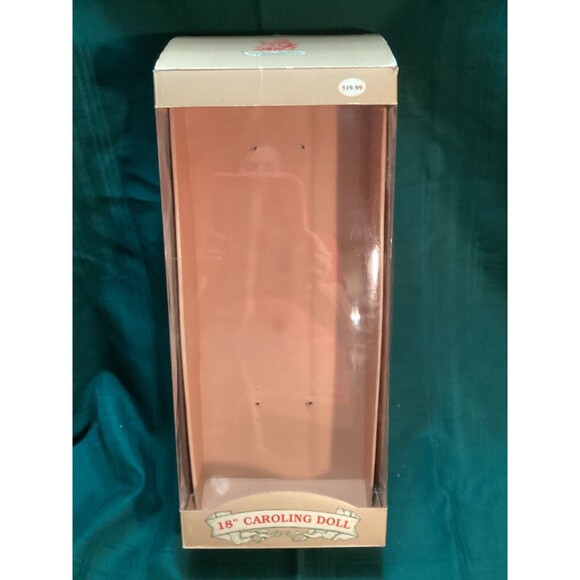 The Collector’s Choice By Dan Dee 18” Porcelain Boy Doll Blonde Caroler In Box - Picture 16 of 16